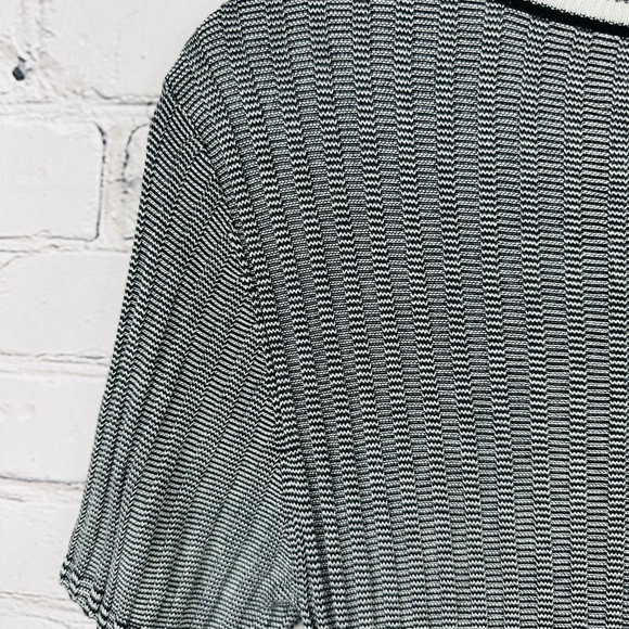 ST. JOHN KNIT PULLOVER STRIPED SWEATER SIZE (M) - Picture 7 of 12